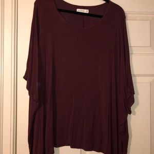 abercrombie flowy tee